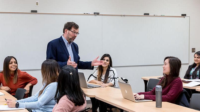 SPU grad students attend class | photo by Dan Sheehan
