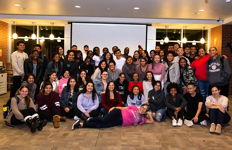 SPU students at the 2018 Multi Ethnic Dinner